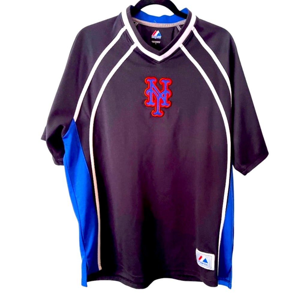 Majestic New‎ York Mets Baseball Jersey Shirt XL